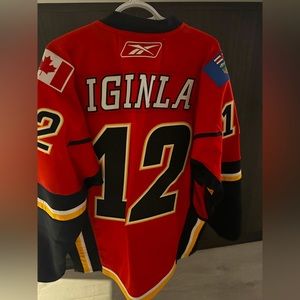 Calgary flames “C” Iginla Reebok jersey